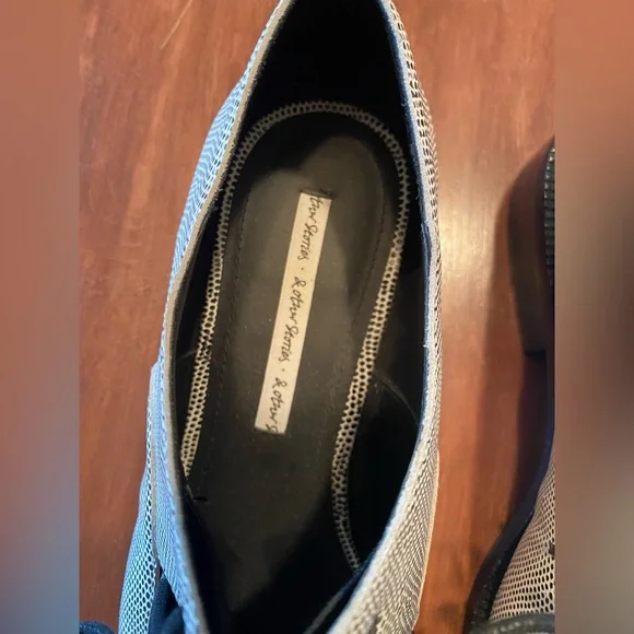 & Other Stories Cut-Out Polka Dot Genuine Leather Oxfords Size 38/US 7.5 - Picture 2 of 7